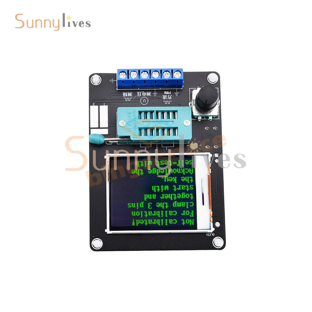 1.77" TFT Transistor Tester Resistance Inductance Capacitance ESR Meter Type-C
