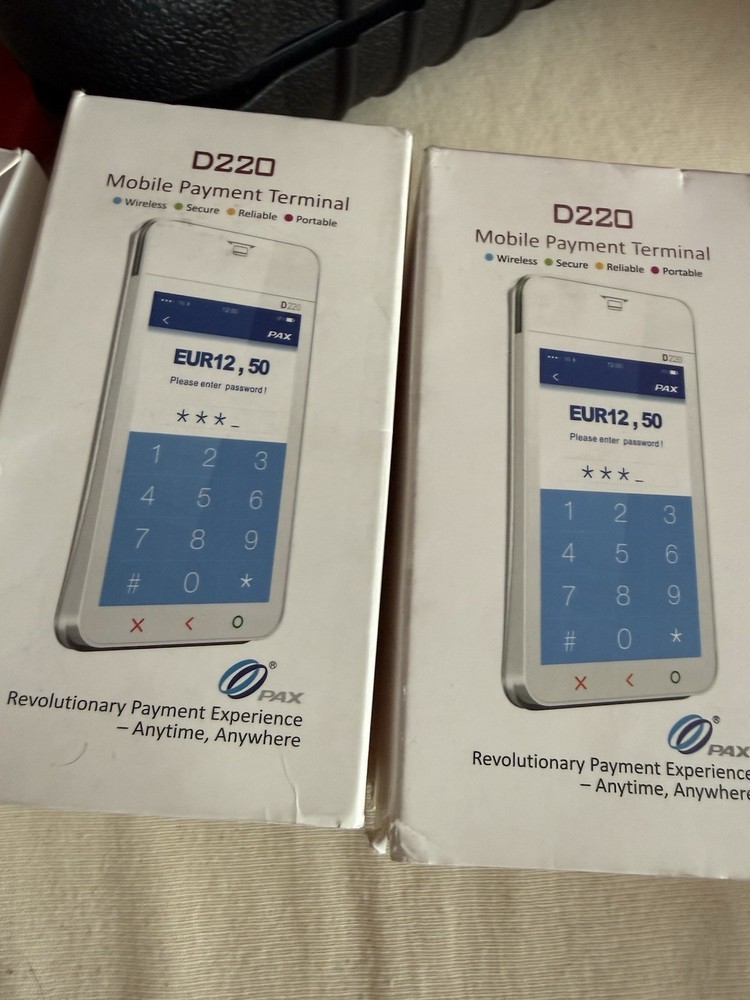 2X PAX D220 - POS. Read Description