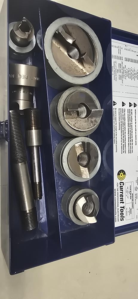Current Tools 160ss 1/2"-2" Hydraulic Knockout Set for Stainless Ste (R7B015088)