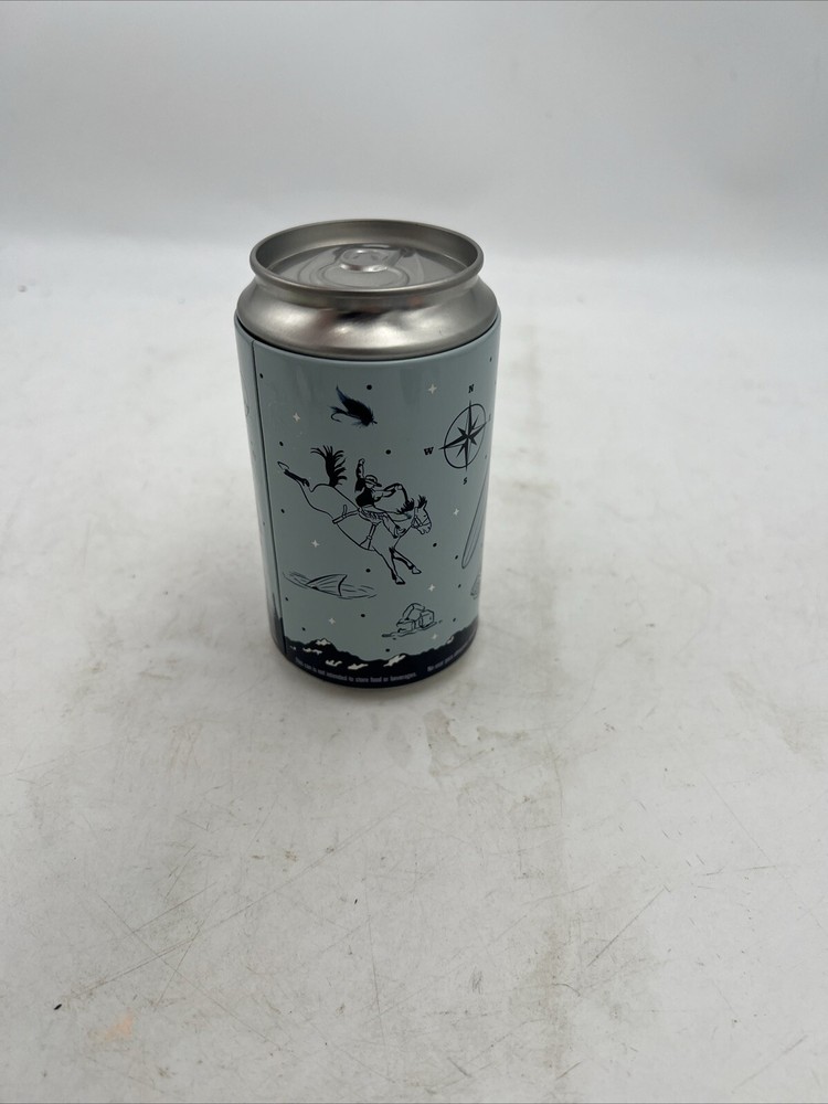 Yeti Blue Short Empty Stash Beer Can False Top Hide A Key 