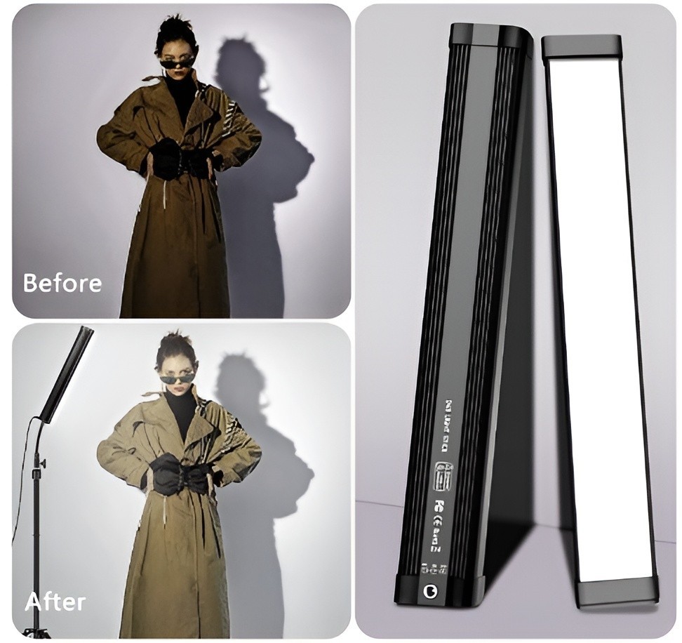 Led Video Lighting with Wand Stick - Photography Studio Light,Adjustable ...
