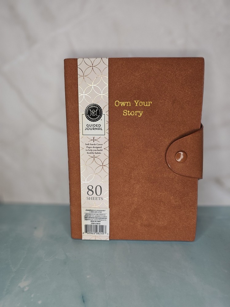 Modern Expressions Guided Journal Notebook