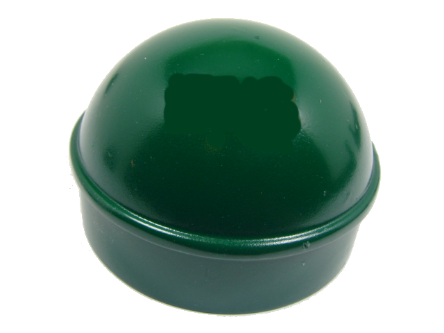 Green Post Cap for Chain Link Fence Post - 10 Pack