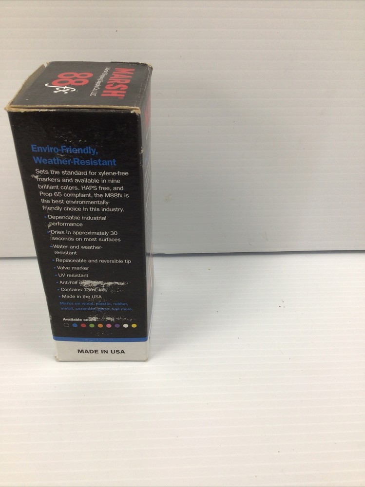 Marsh 88 Valve Markers, Red, 12/Case