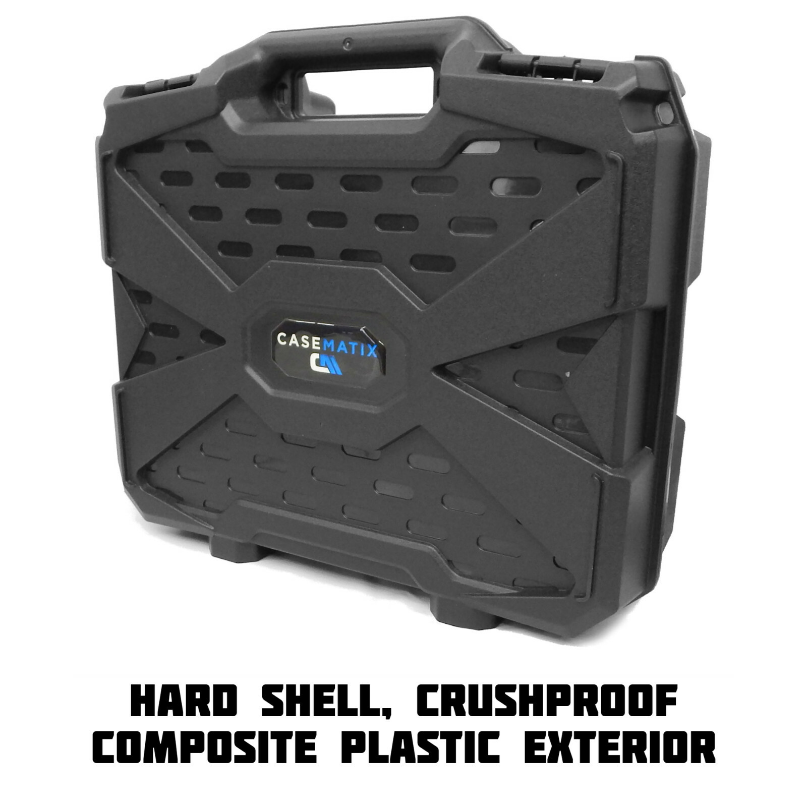 CM Microphone Case For 12 Wireless Mic System Microphones -Hard Shell Protection