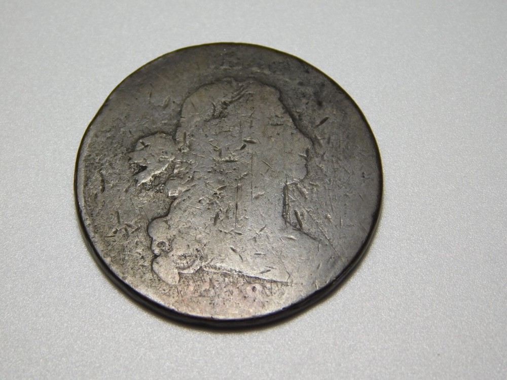 VINTAGE US COINS 1798 DRAPED BUST LARGE CENT