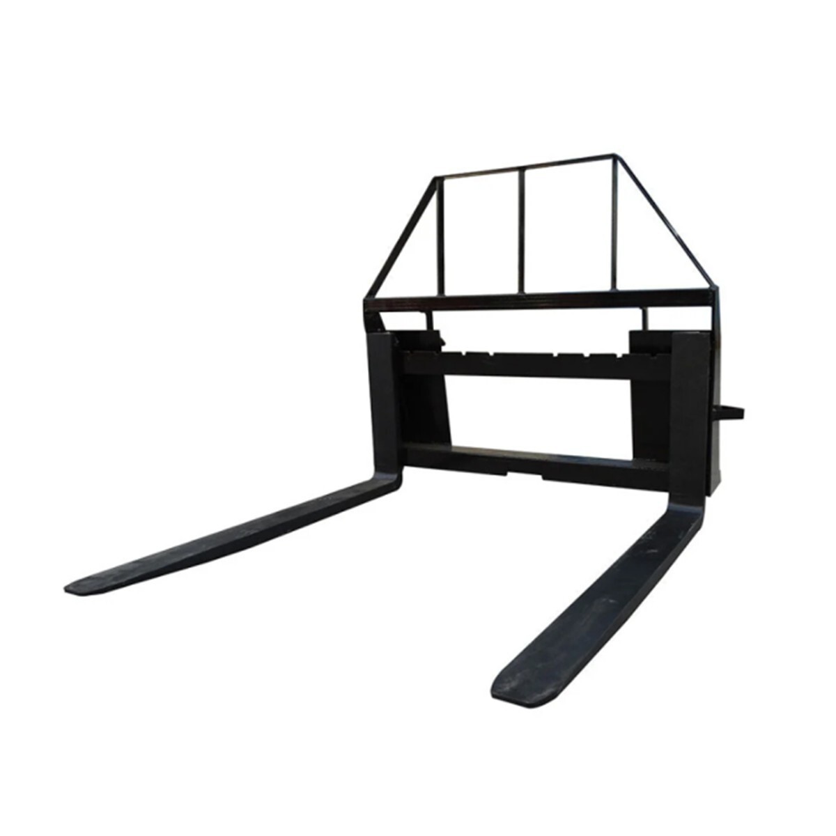AGT 48in Pallet Fork Frame Skid Steer Attachment Quick Attach Mount Heavy Duty