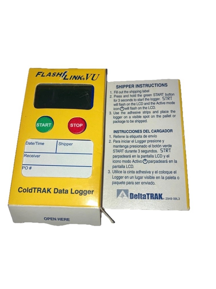 DELTATRAK FLASHLINK VU IN-TRANSIT DATA LOGGER - New