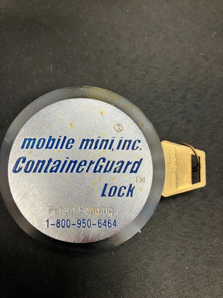 Mobile Mini Storage Guard Lock and Key