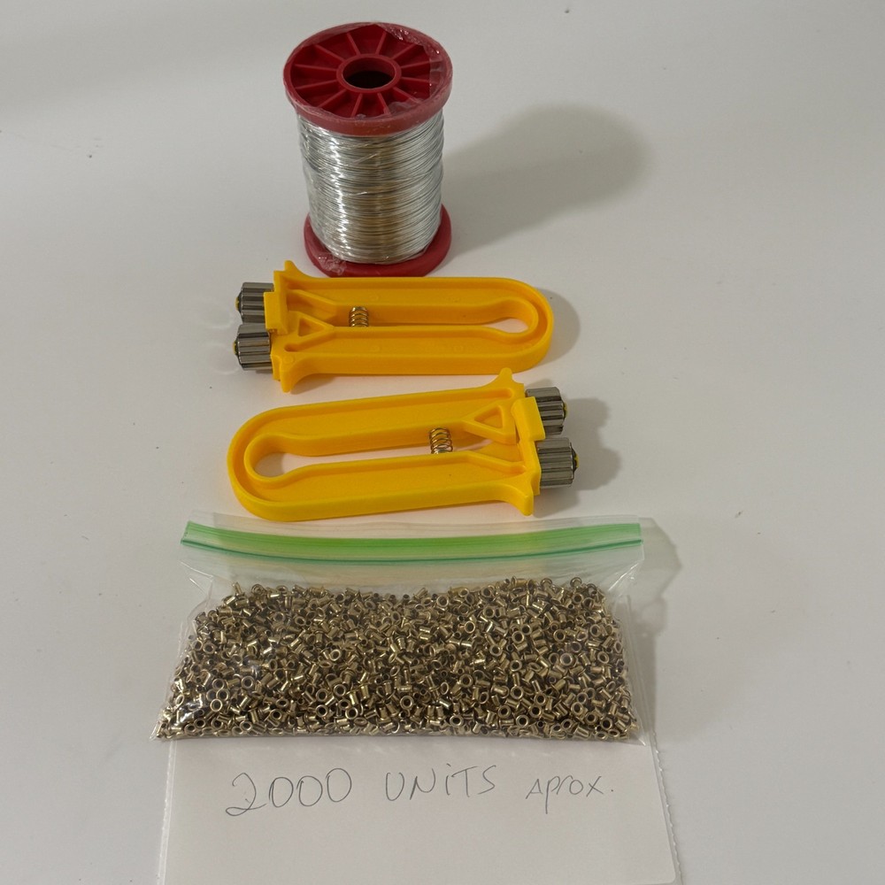 Beekeeping Tool Kit with Wire , Frame wire tensioner , 2000 approx. Eyelets
