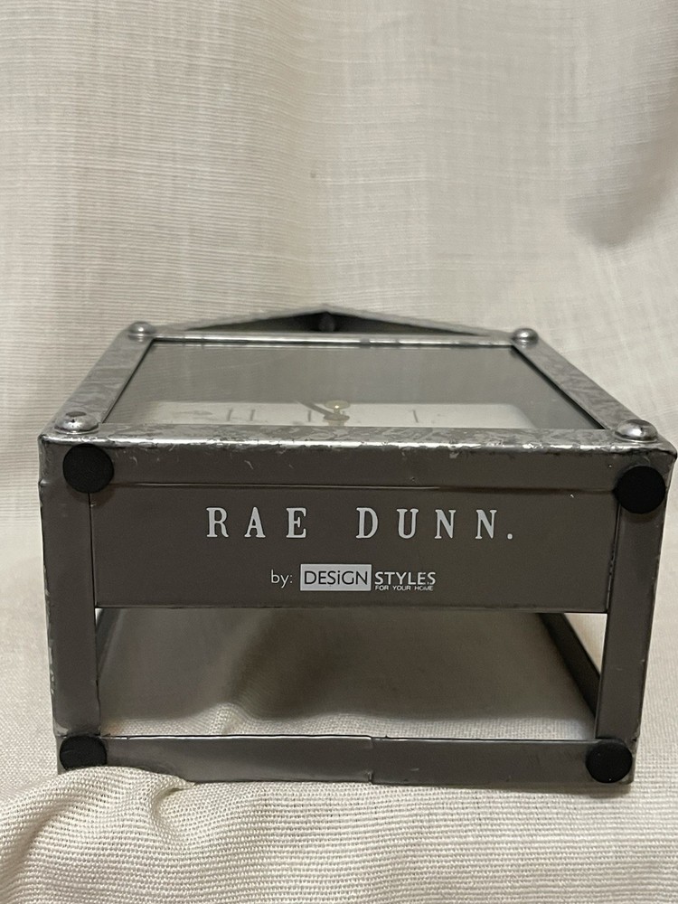 Rae Dunn galvanized house clock