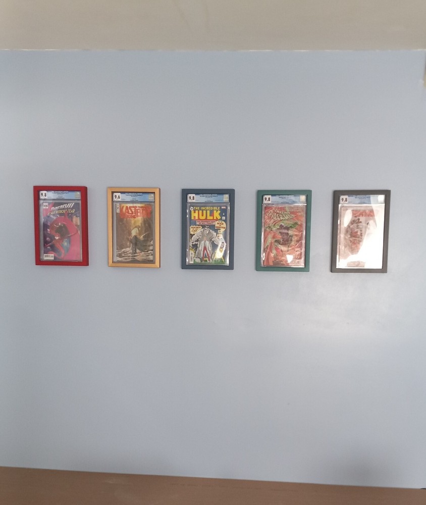 CGC GRADED WALL MOUNT COMIC BOOK FRAMES (SOLID WOOD)