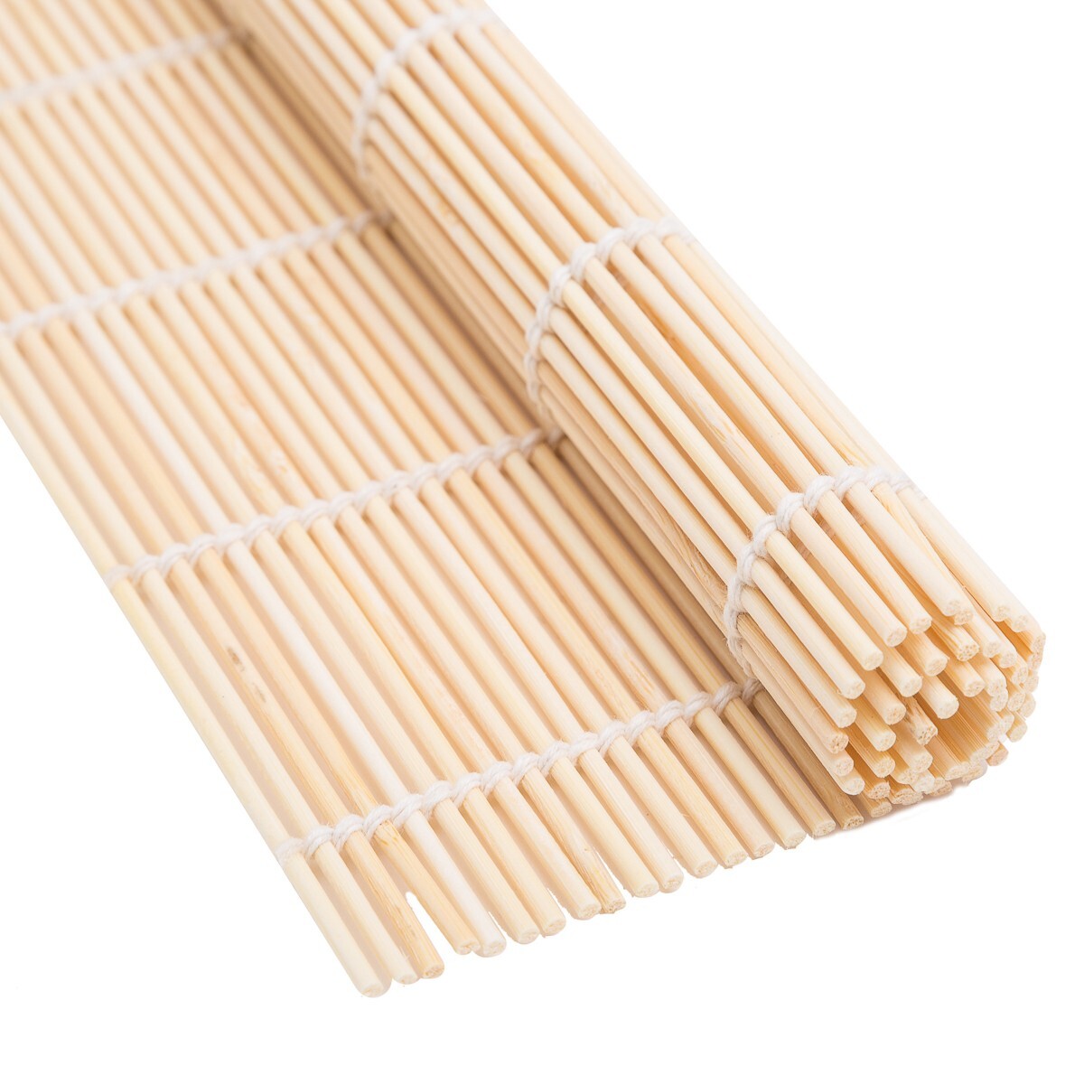 Natural Bamboo Sushi Making Rolling Mat 9.5" x 9.5" (Pack of 2)