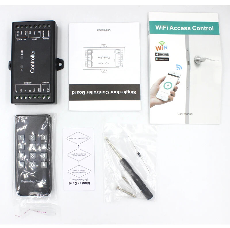 Sboard-II Wifi Network Single Door Access Controller Board Can Data Transferred