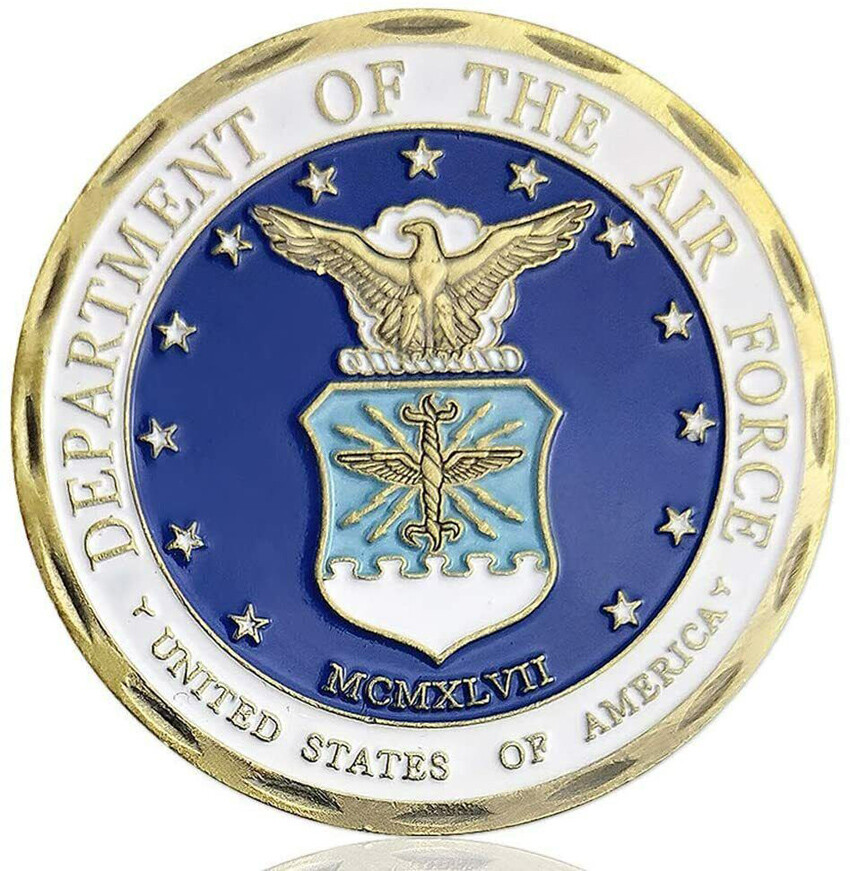 Collection Keepsake U.S.AF Core Values Air Force Military Challenge Coin