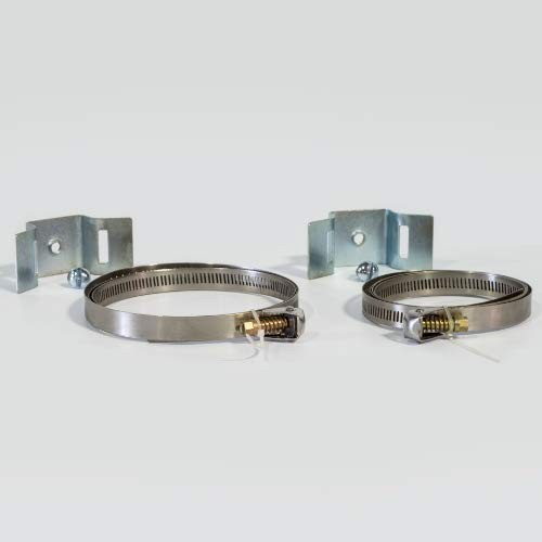 Double Sided Sign Mounting Bracket for Larger Round or Square Poles Hardware