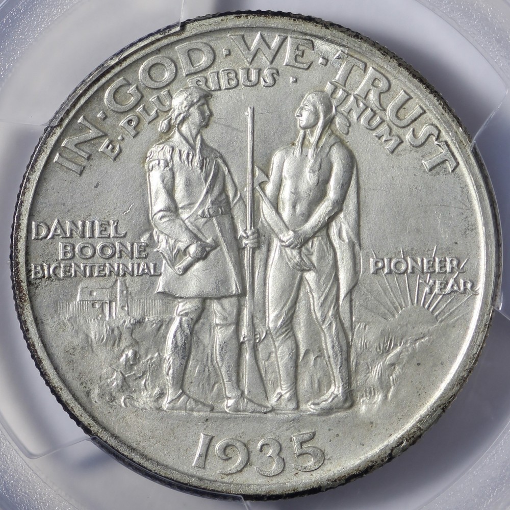 BU 1935 Daniel Boone Half Dollar PCGS MS64 STCHA