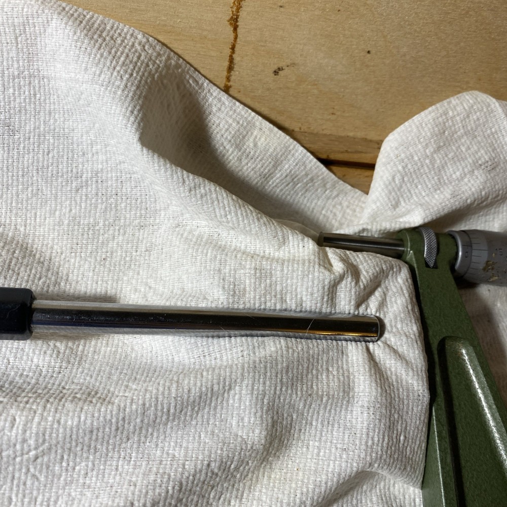 Mauser 10-11” Outside Micrometer With Case & Standard