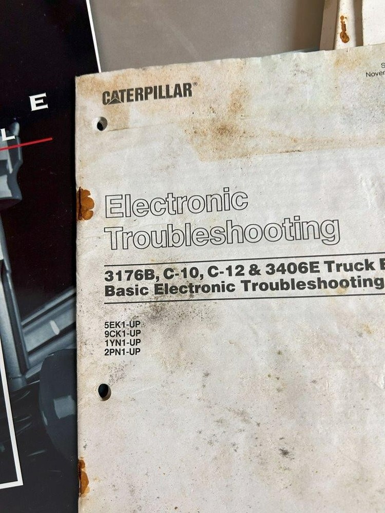 Caterpillar 3176B C-10 C-12 3406E Truck Engine Basic Electronic Troubleshooting