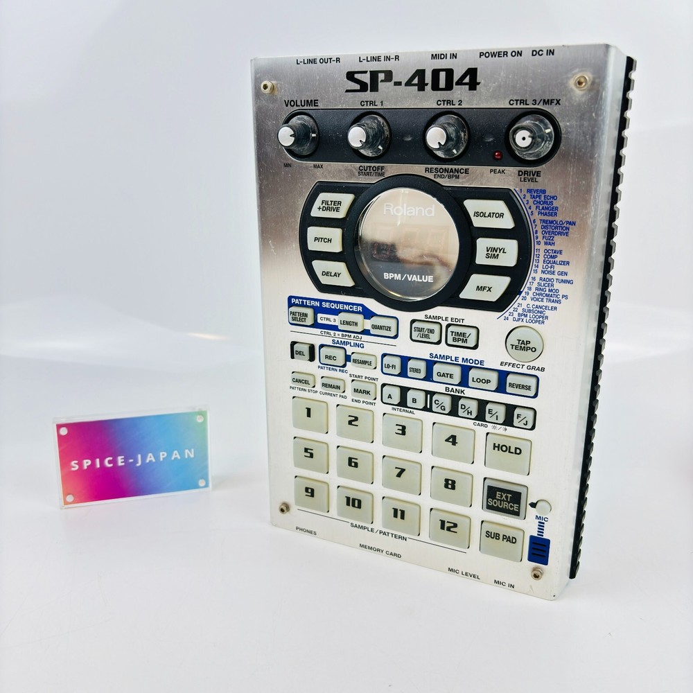 Roland SP-404 Portable Linear Wave Sampler Used Works With AC Adapter Tested
