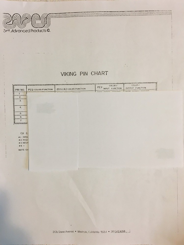 ZAPCO - PEQ/SEQ EQUALIZER - SET-UP AND WIRING DIAGRAM - HIGH QUALITY COPY!