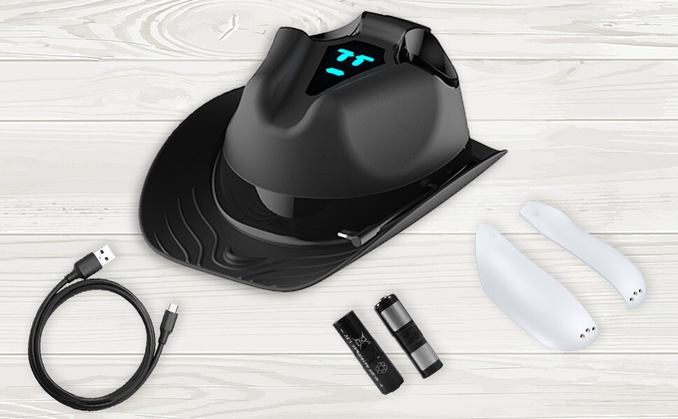Charging Dock for Quest 2 VR Headset Controller Magnetic Charging Station Stand
