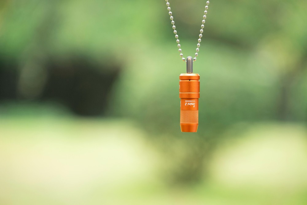 Olight imini 2 Orange Rechargeable Mini Keychain Flashlight, 50 Lumens