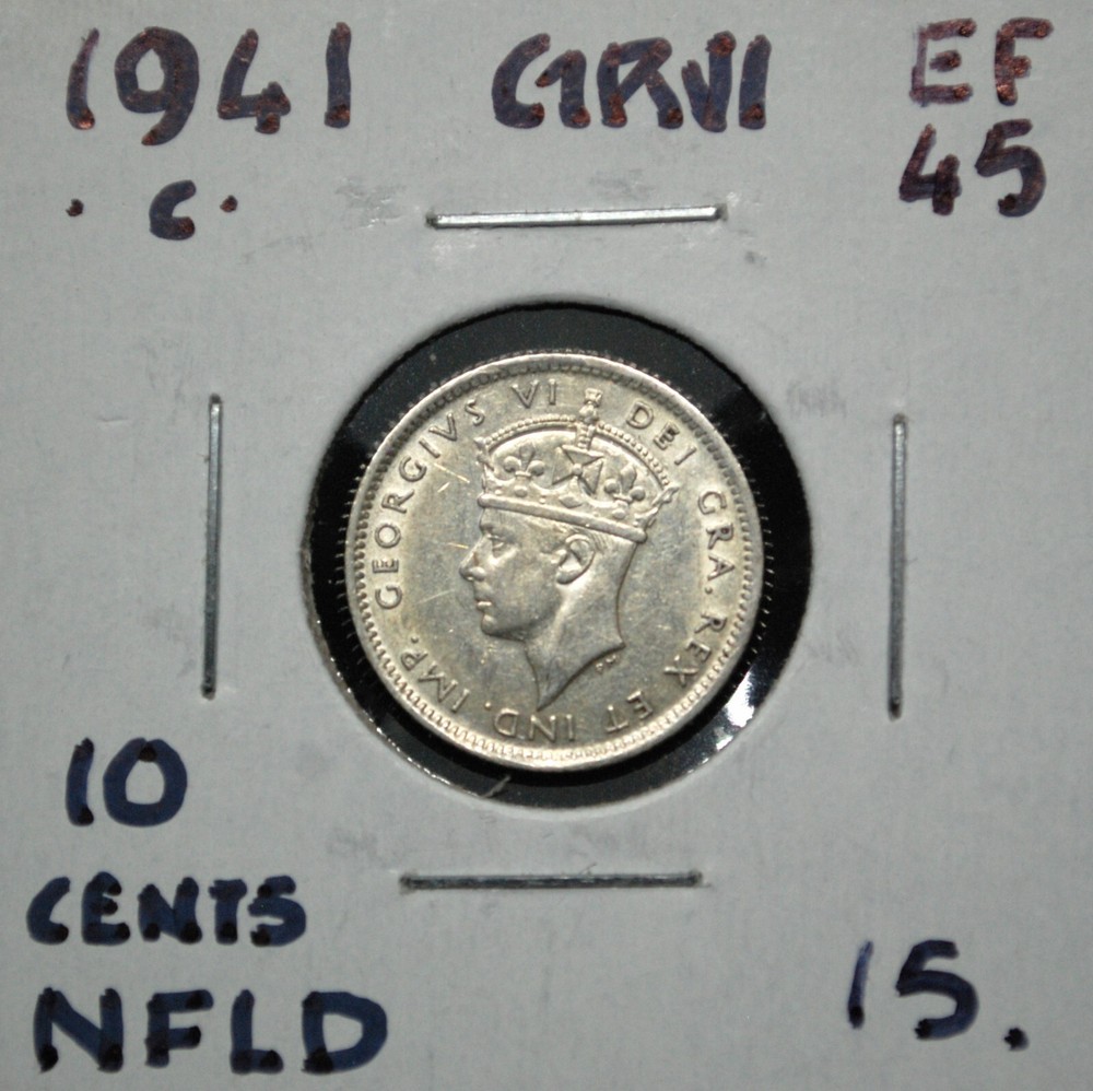 1941-c Newfoundland 10 cents