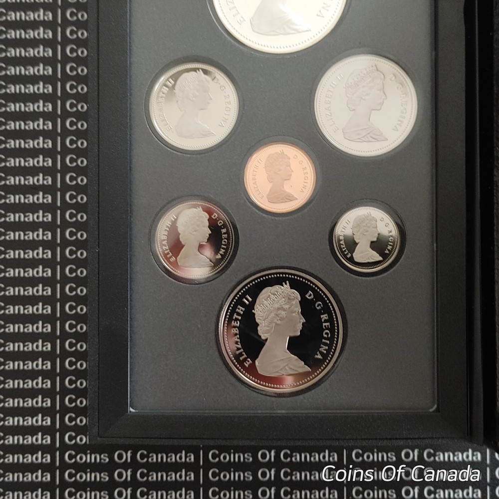 1986 Canada 7 Coin Proof Set - With Special Edition Silver Dollar #coinsofcanada