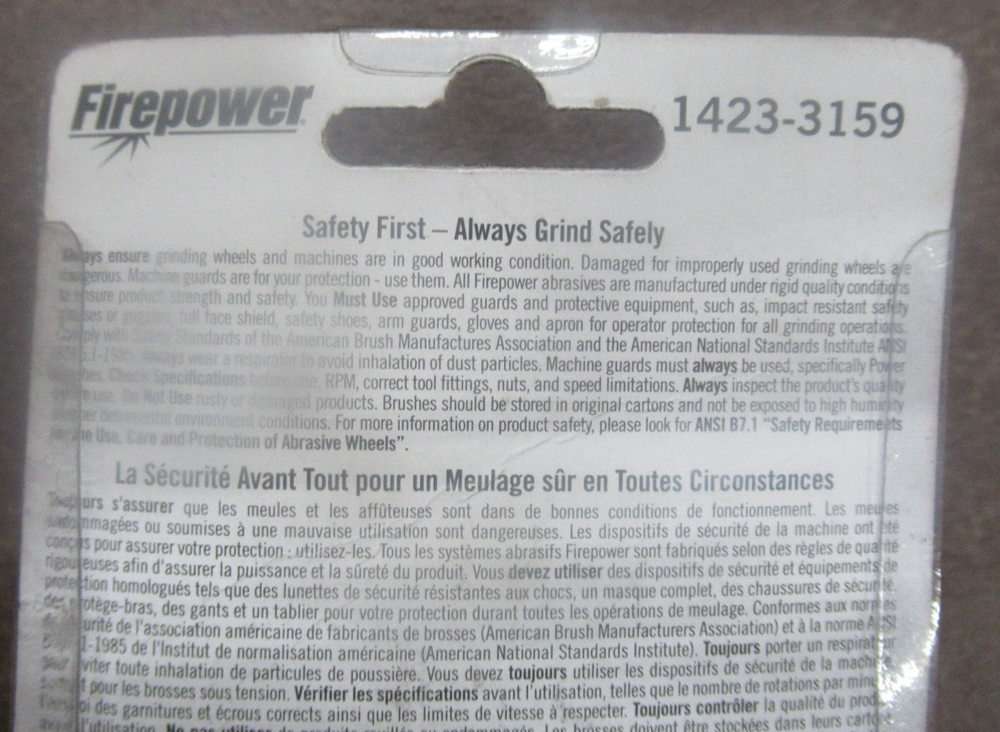 FIREPOWER 1423-3159 3" WIRE CUP BRUSH KNOTTED