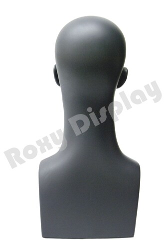 2PCS Male Fiberglass Mannequin Head Bust Wig Hat Jewelry Display #PS-EraG X2
