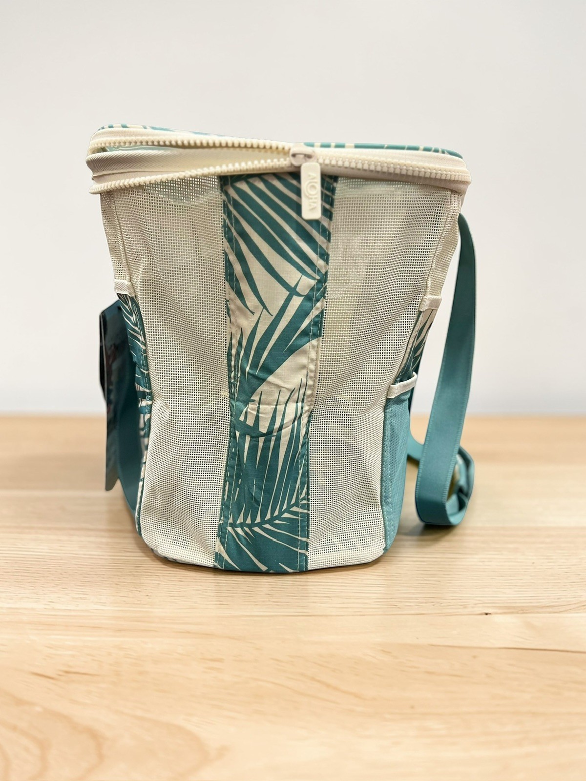 Aloha Collection CleverMade Collapsible Beach Tote Bag - Floral Green