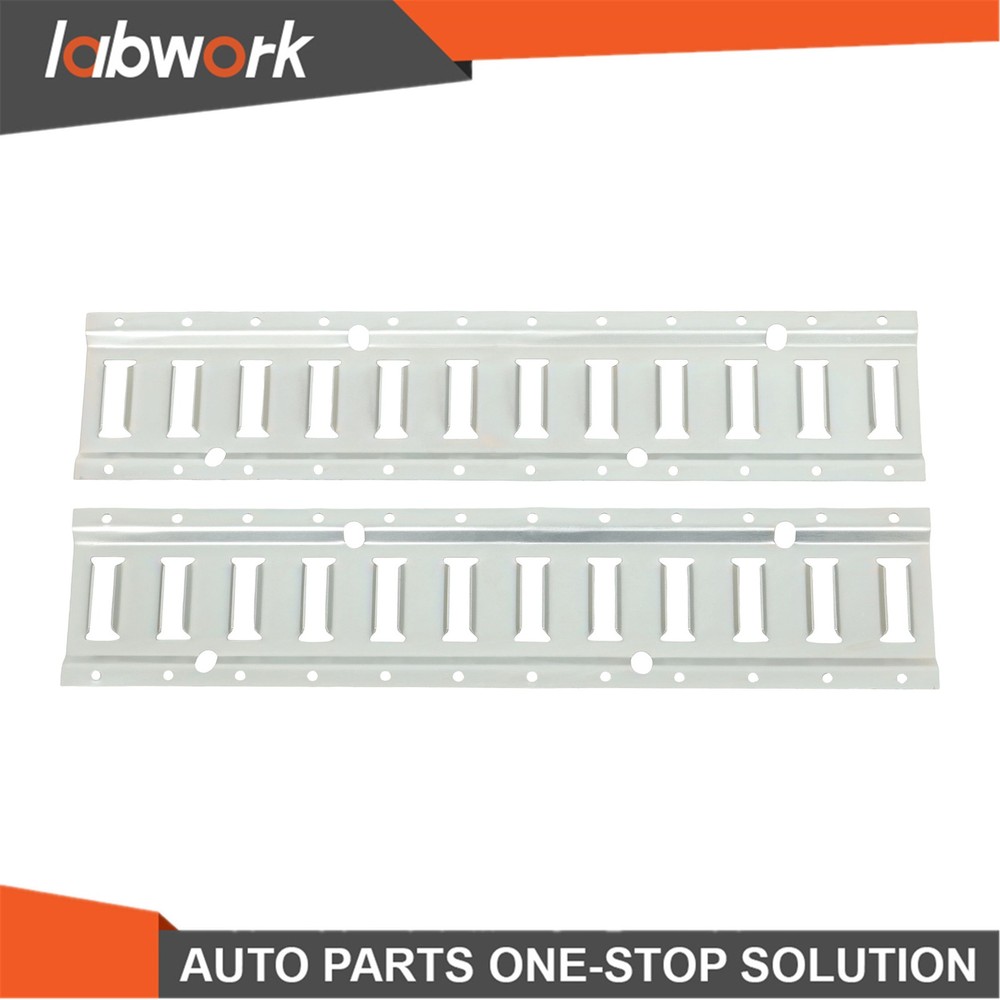 Labwork E Track Tie Down Rail Kit 8× 2' E-Track Bar Rails For Garages Trailers