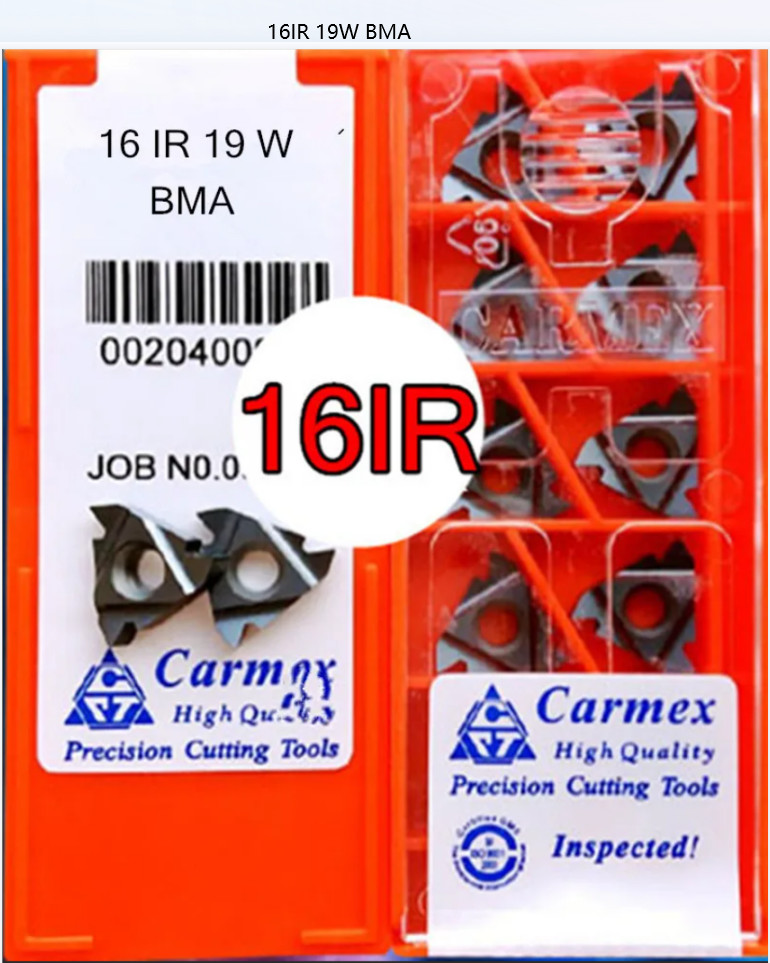 10 PCS  ORIGINAL  INSERTS    16IR 19W BMA