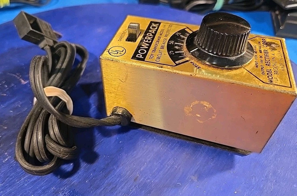 MODEL RECTIFIER CORP, POWERPACK TOY TRANSFORMER, MODEL 64, TESTED WORKS GREAT
