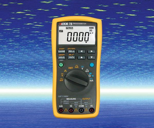 DC Current Voltage 0-20mA/5V Frequency Process Calibrator & Multimeter 2in1 VC78