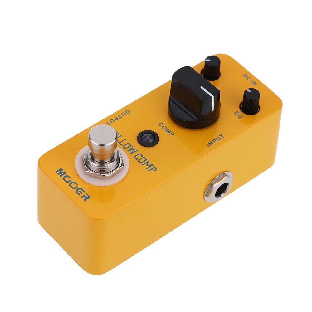 MCS2 Guitar Effect Pedal  Yellow Comp Classic Optical Compressor