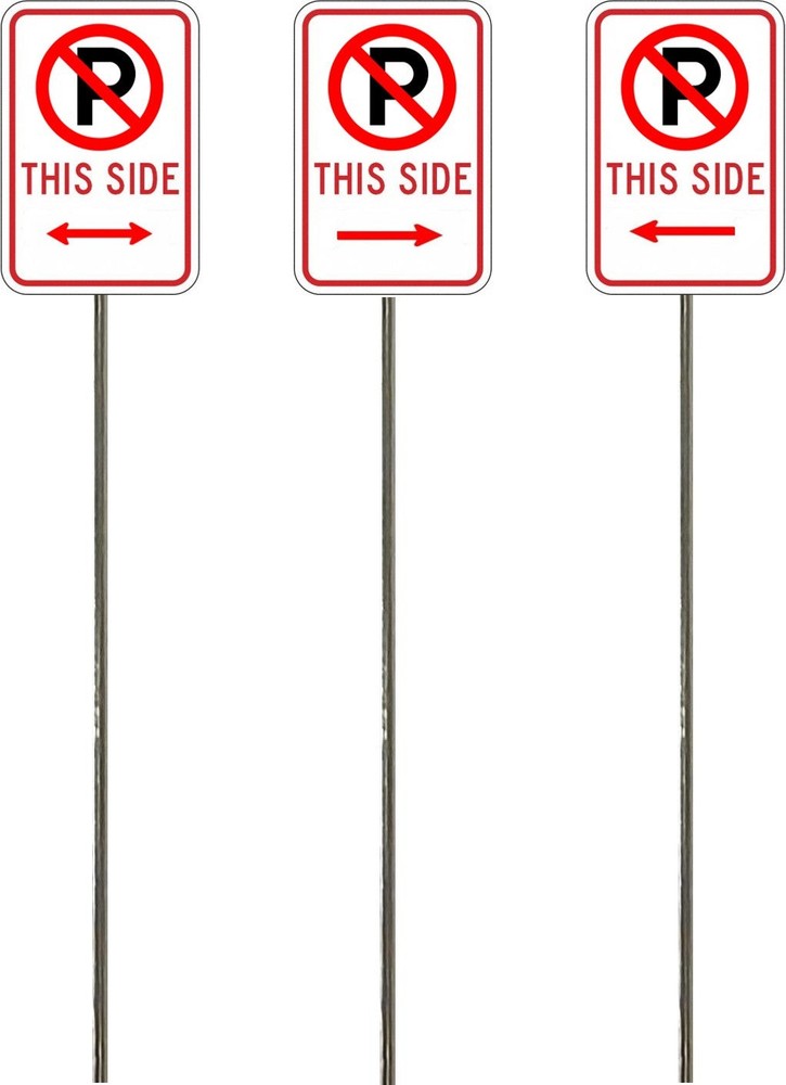 O Scale - No Parking Signs - 2 Pack