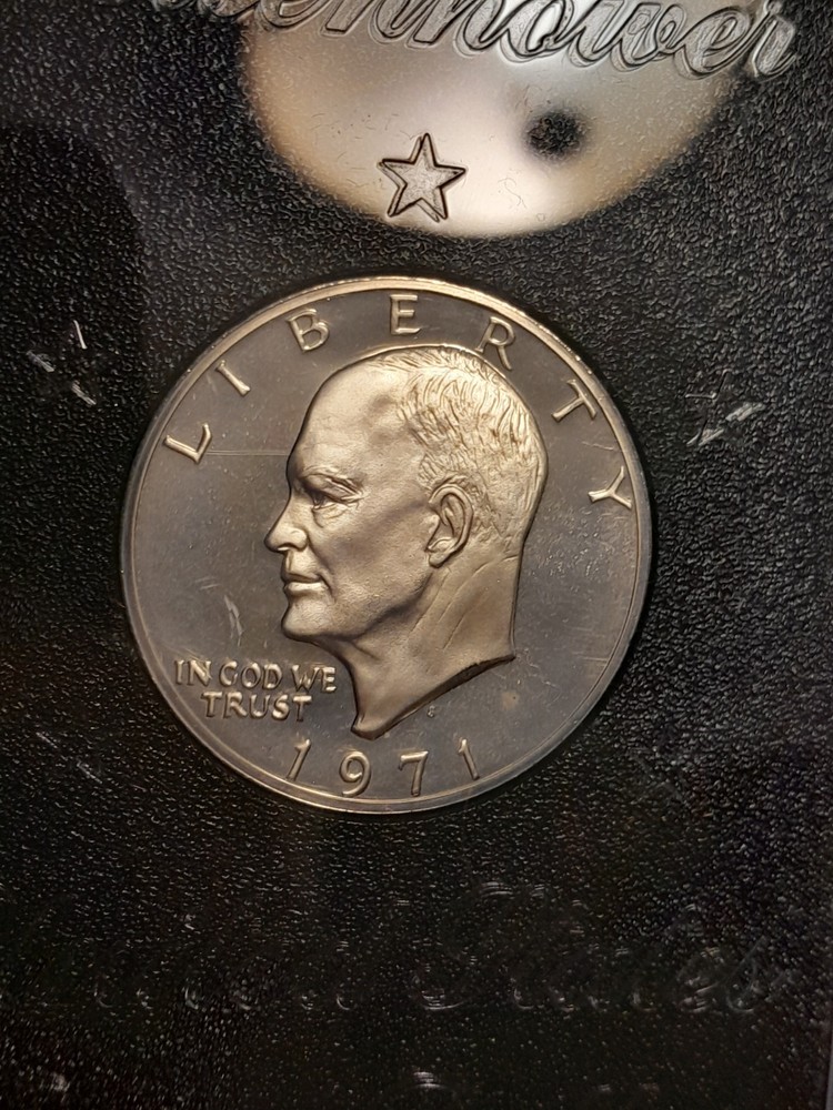 1971- S Proof Eisenhower Silver Dollar 40% Silver