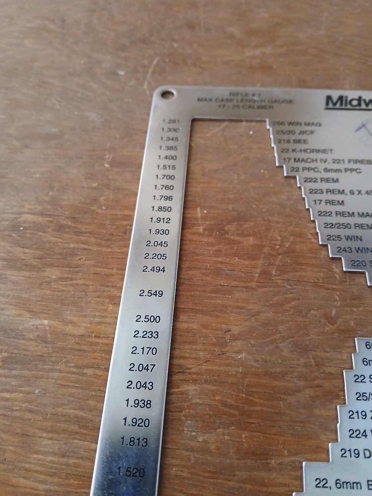 Midway Case Length Gauge - NOS