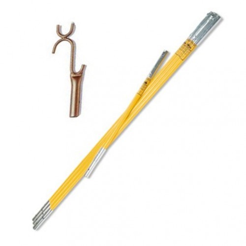 PROFESSIONAL NOTCH JAMESON 22FT FIBERGLASS POLE LAY UP STICK KIT W/ RAISER