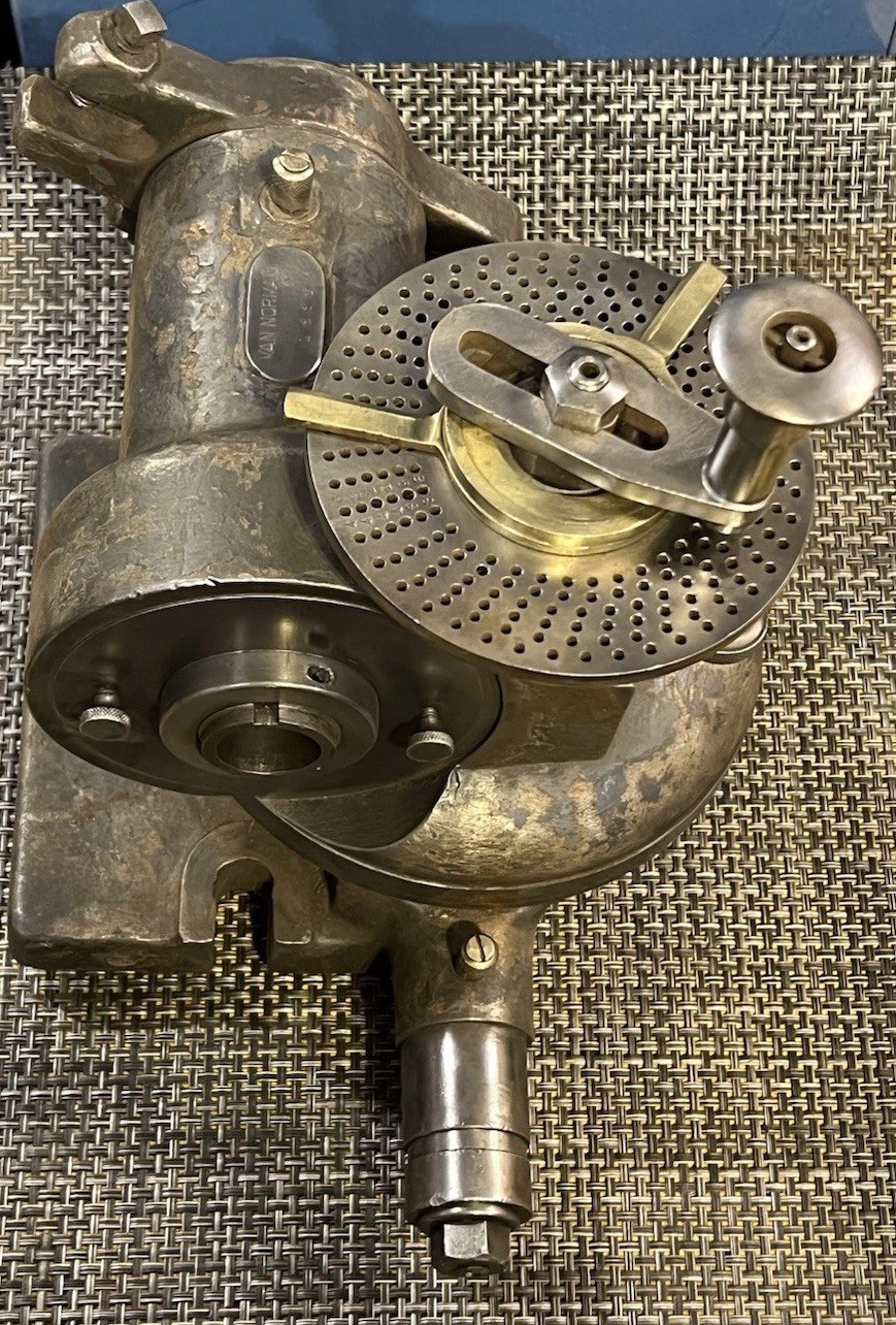 Van Norman Hand or Gear Drive Horizontal Swivel Dividing Head