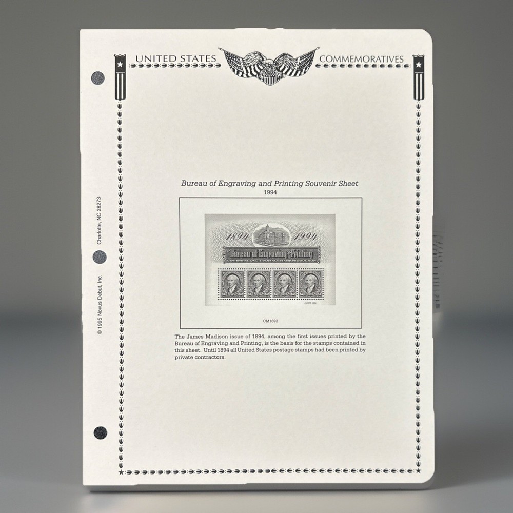 Minkus Album Pages Set Of 2 1994 Supplements