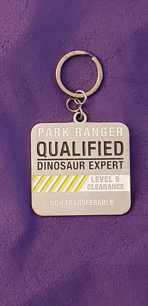 Jurassic Park: Qualified Expert Keychain