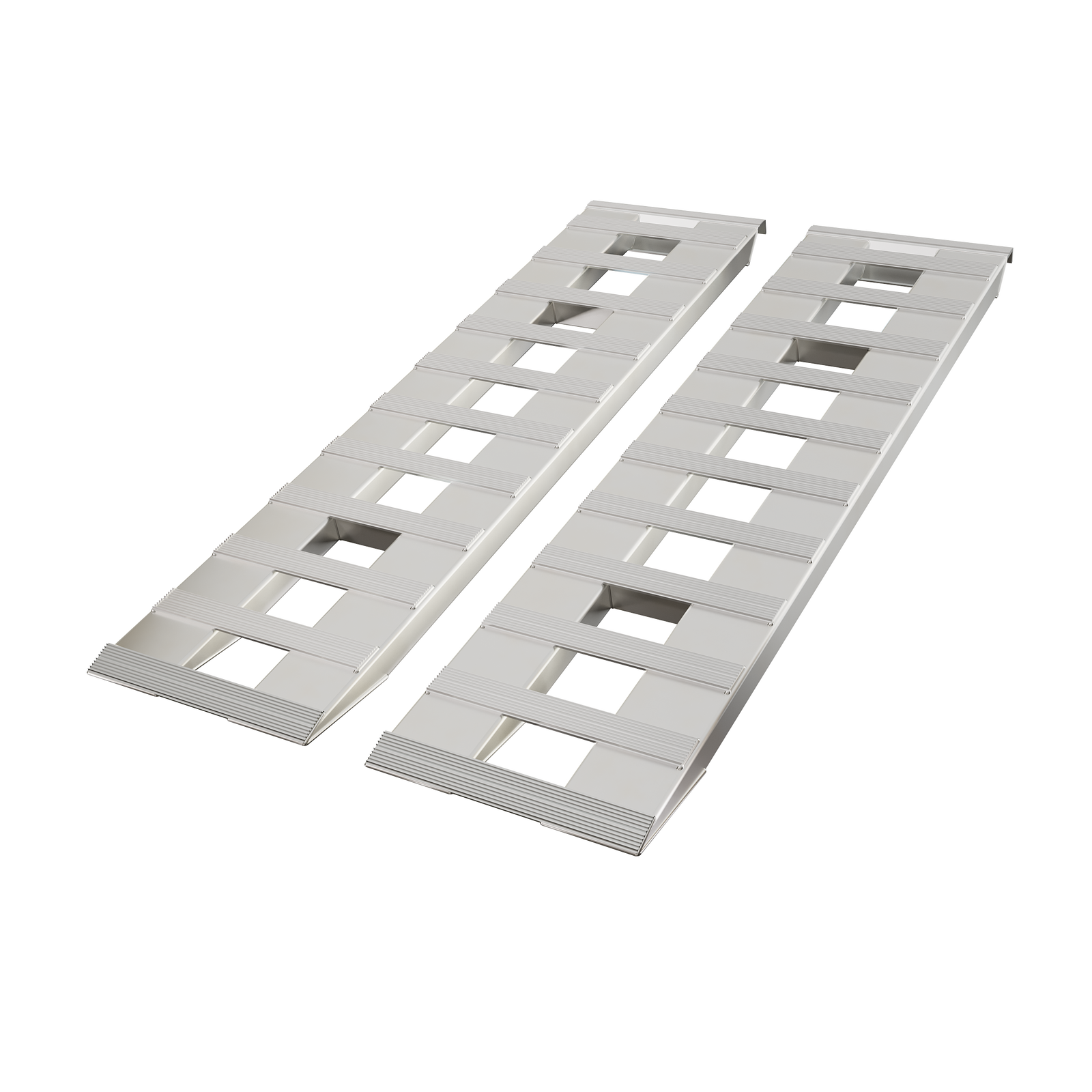 60/72/80" Aluminum Ramps 6000-7000 LBS For Truck Car Auto Trailer Ramps Hook End