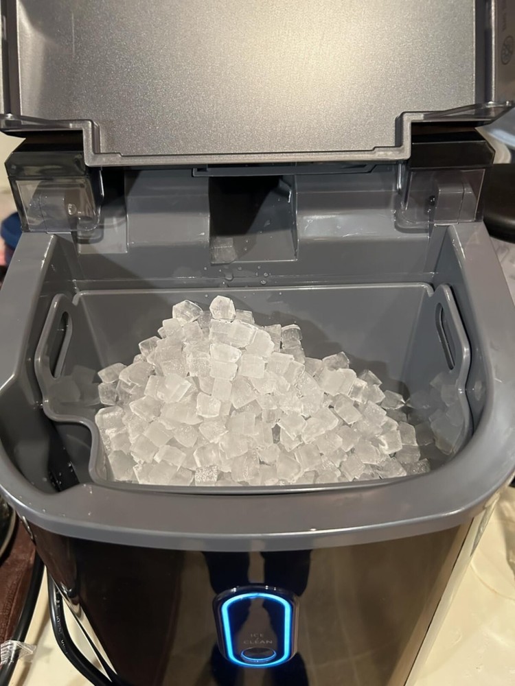 Silonn Nugget Ice Maker: Soft, chewable ice, easy operation, self-clean.