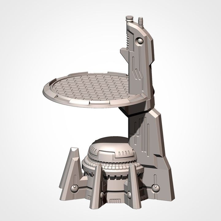 Xenos Large landing Platform - Wargaming Terrain - Sci-fi Greater Good