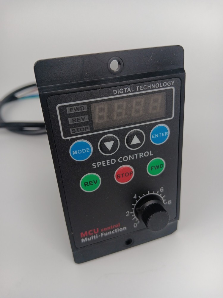 110V Single Phase Induction Gear Motor Programmable Digital Speed Controller