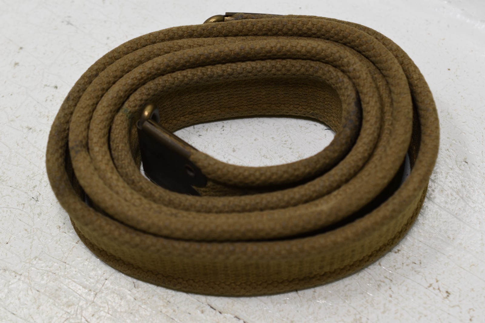 Lee Enfield WWII  52" MKII Rifle Sling Canvas Green/tan marked 1944