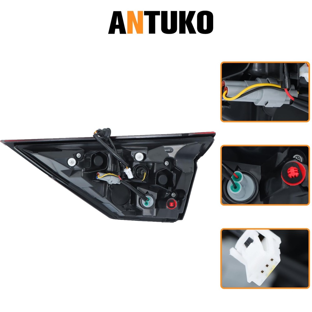 Inner Left Side Tail Light Assembly Replacement for 2021-2023